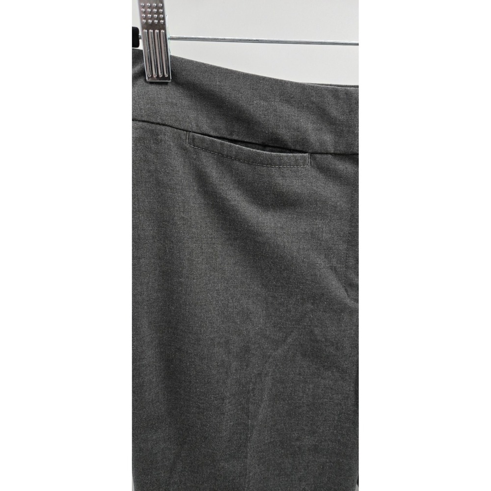 Liz Claiborne Women's Dress Pants Size 6 Audra Gray Straight Mid Rise - Picture 3 of 14